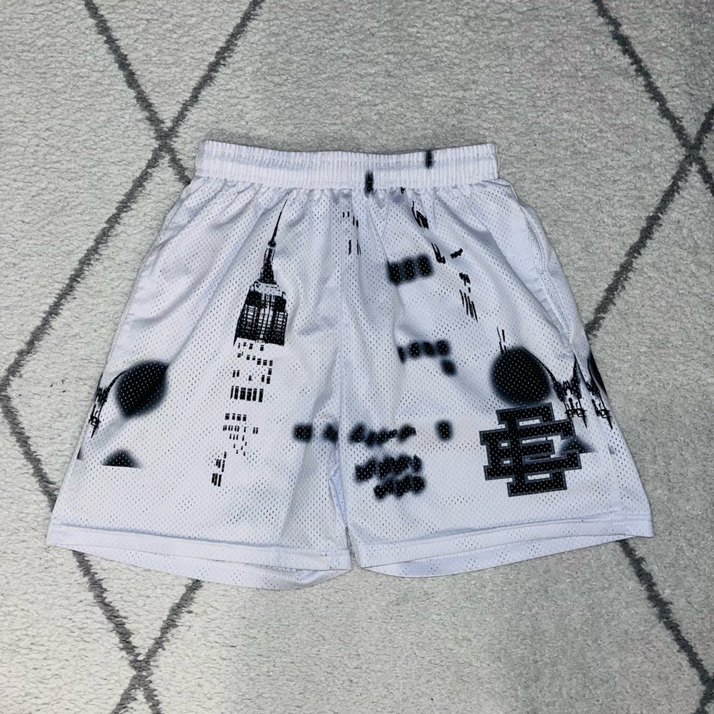 White Eric Emanuel Shorts